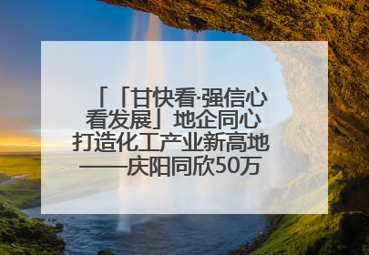 「甘快看·强信心 看发展」地企同心打造化工产业新高地——庆阳同欣50万吨/年轻烃深加工项目建设见闻