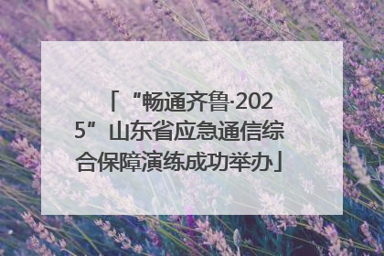 “畅通齐鲁·2025”山东省应急通信综合保障演练成功举办