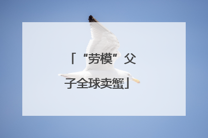 “劳模”父子全球卖蟹