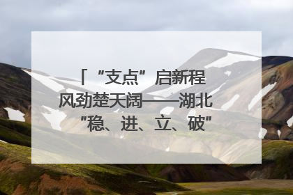 “支点”启新程 风劲楚天阔——湖北“稳、进、立、破”谱写“荆”彩篇章