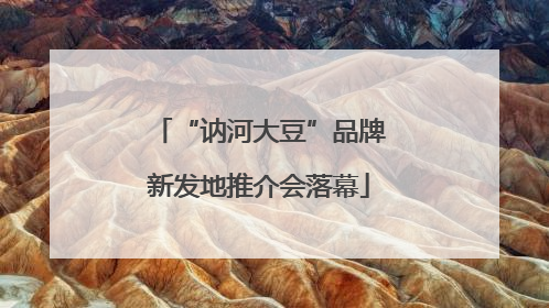“讷河大豆”品牌新发地推介会落幕