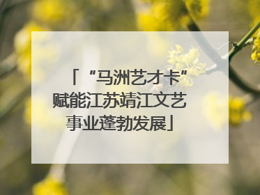 “马洲艺才卡”赋能江苏靖江文艺事业蓬勃发展
