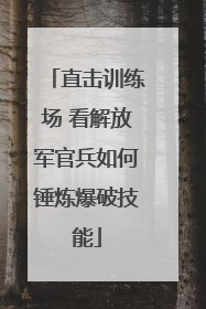 直击训练场 看解放军官兵如何锤炼爆破技能