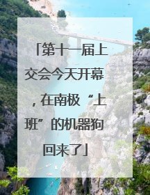 第十一届上交会今天开幕，在南极“上班”的机器狗回来了