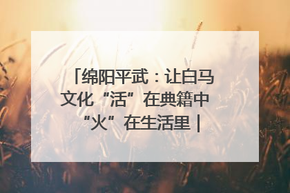 绵阳平武：让白马文化“活”在典籍中 “火”在生活里｜新闻发布最前线