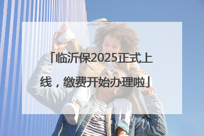 临沂保2025正式上线，缴费开始办理啦