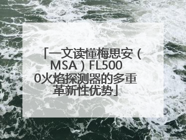 一文读懂梅思安（MSA）FL5000火焰探测器的多重革新性优势