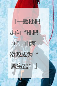 一颗枇杷走向“枇杷+” 山海资源成为“聚宝盆”
