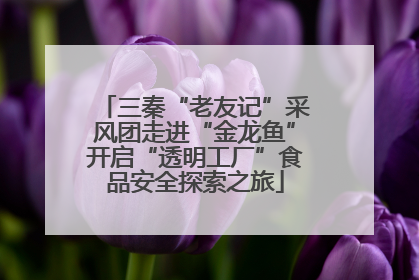三秦“老友记”采风团走进“金龙鱼”开启“透明工厂”食品安全探索之旅