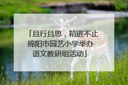 且行且思，精进不止 绵阳市园艺小学举办语文教研组活动