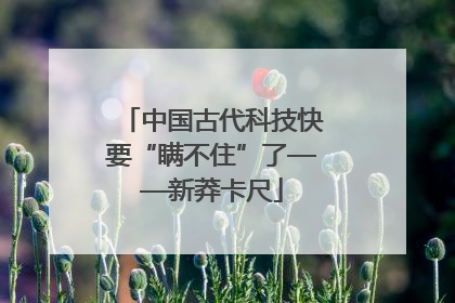 中国古代科技快要“瞒不住”了——新莽卡尺