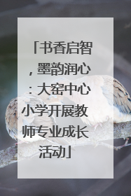 书香启智，墨韵润心：大窑中心小学开展教师专业成长活动