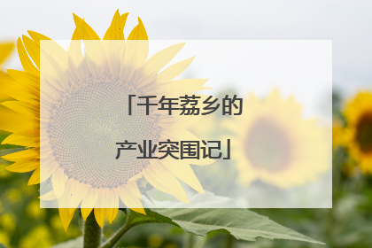 千年荔乡的产业突围记