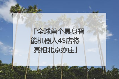 全球首个具身智能机器人4S店将亮相北京亦庄
