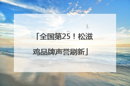 全国第25！松滋鸡品牌声誉刷新