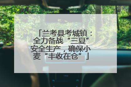 兰考县考城镇：全力备战“三夏”安全生产，确保小麦“丰收在仓”