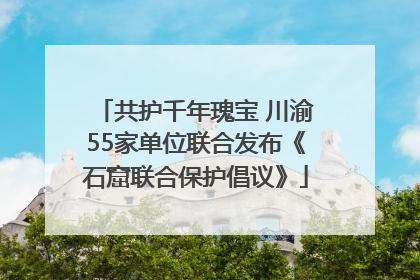 共护千年瑰宝 川渝55家单位联合发布《石窟联合保护倡议》