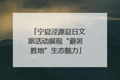 宁夏泾源夏日文旅活动展现“避暑胜地”生态魅力