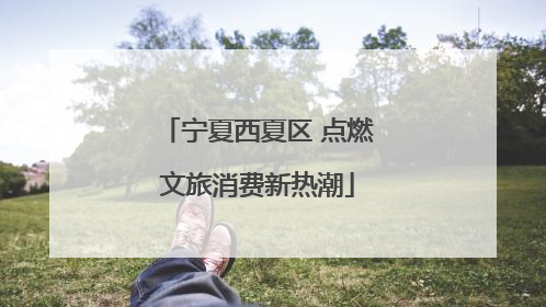 宁夏西夏区 点燃文旅消费新热潮