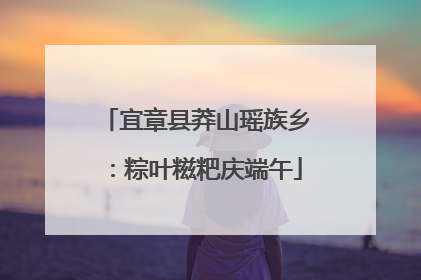 宜章县莽山瑶族乡：粽叶糍粑庆端午