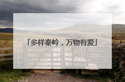 多样秦岭，万物有爱