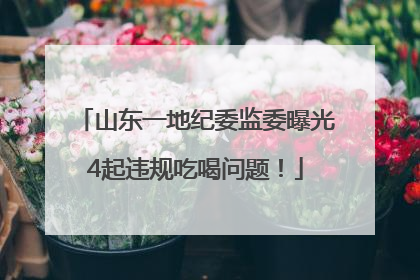 山东一地纪委监委曝光4起违规吃喝问题！