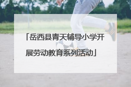 岳西县青天辅导小学开展劳动教育系列活动