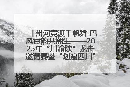 州河竞渡千帆舞 巴风賨韵共潮生——2025年“川渝陕”龙舟邀请赛暨“划遍四川”达川站圆满收官