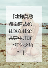 建邺莫愁湖街道艺苑社区在社企共建中开展“红色之旅”