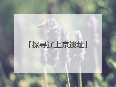 探寻辽上京遗址