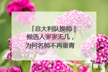 意大利队换帅｜候选人寥寥无几，为何名帅不再垂青“蓝衣军团”？