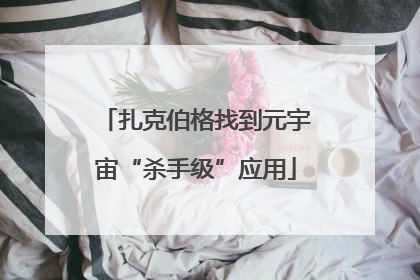 扎克伯格找到元宇宙“杀手级”应用