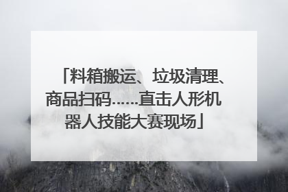 料箱搬运、垃圾清理、商品扫码……直击人形机器人技能大赛现场