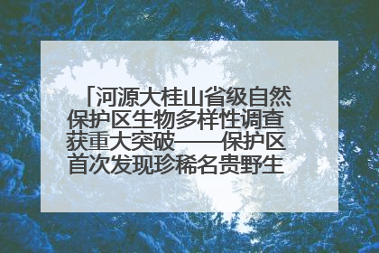 河源大桂山省级自然保护区生物多样性调查获重大突破——保护区首次发现珍稀名贵野生干巴菌与钝尾两头蛇