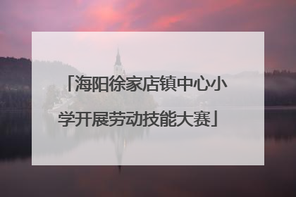 海阳徐家店镇中心小学开展劳动技能大赛