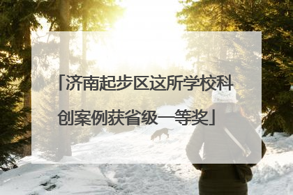 济南起步区这所学校科创案例获省级一等奖