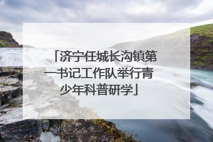 济宁任城长沟镇第一书记工作队举行青少年科普研学