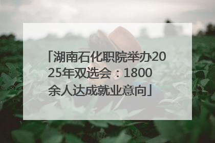 湖南石化职院举办2025年双选会：1800余人达成就业意向