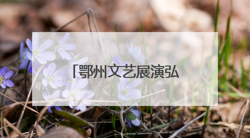 鄂州文艺展演弘扬“三大精神”，汇聚奋进力量