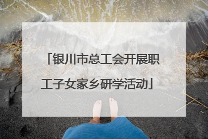 银川市总工会开展职工子女家乡研学活动