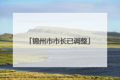 锦州市市长已调整