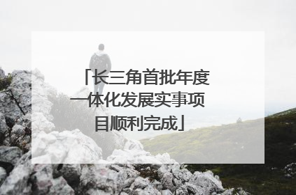 长三角首批年度一体化发展实事项目顺利完成