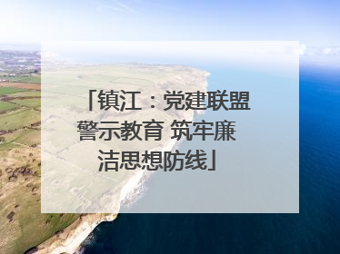 镇江：党建联盟警示教育 筑牢廉洁思想防线