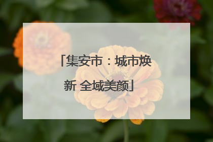 集安市：城市焕新 全域美颜