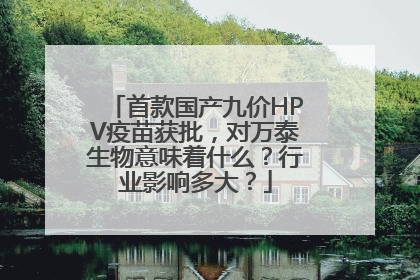 首款国产九价HPV疫苗获批，对万泰生物意味着什么？行业影响多大？