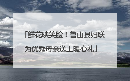 鲜花映笑脸！鲁山县妇联为优秀母亲送上暖心礼
