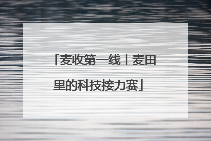 麦收第一线丨麦田里的科技接力赛