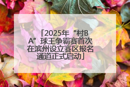 2025年“村BA”球王争霸赛首次在滨州设立赛区报名通道正式启动