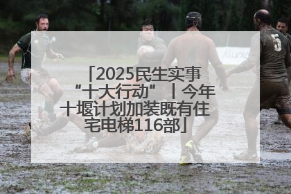 2025民生实事“十大行动”丨今年十堰计划加装既有住宅电梯116部