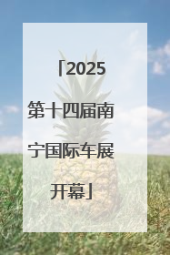 2025第十四届南宁国际车展开幕